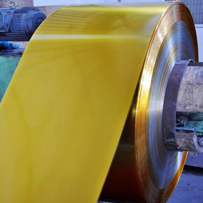 Metal Ambalaj Yapımı İçin ETP Elektrolitik Çelik Teneke Altın Renkli Baskılı Levha