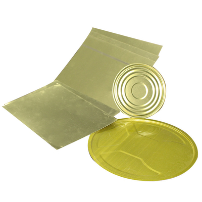 Gıda Ambalajı Çelik Teneke Teneke Kutu Kapakları 153mm Çap Teneke Alt 0.14mm