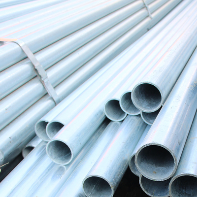 Sıcak Dip Gi Dikişsiz Galvanizli Yuvarlak Çelik Boru ASTM A106 Sch 40 ERW GI Demir Boru