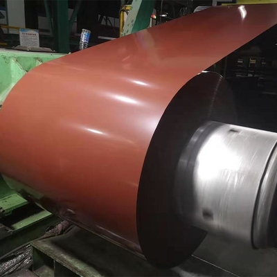 Renk Kaplı Demir Çelik Ppgi Çelik Rulo 26 Ölçer 8 Ton Rulo Ağırlığı
