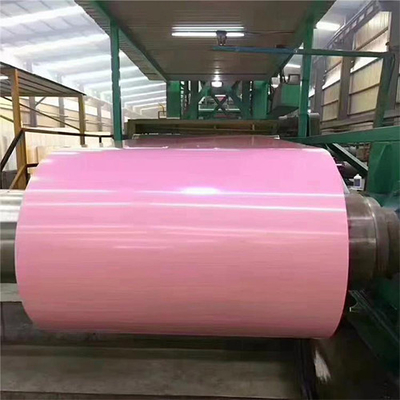 Renk Kaplı Demir Çelik Ppgi Çelik Rulo 26 Ölçer 8 Ton Rulo Ağırlığı